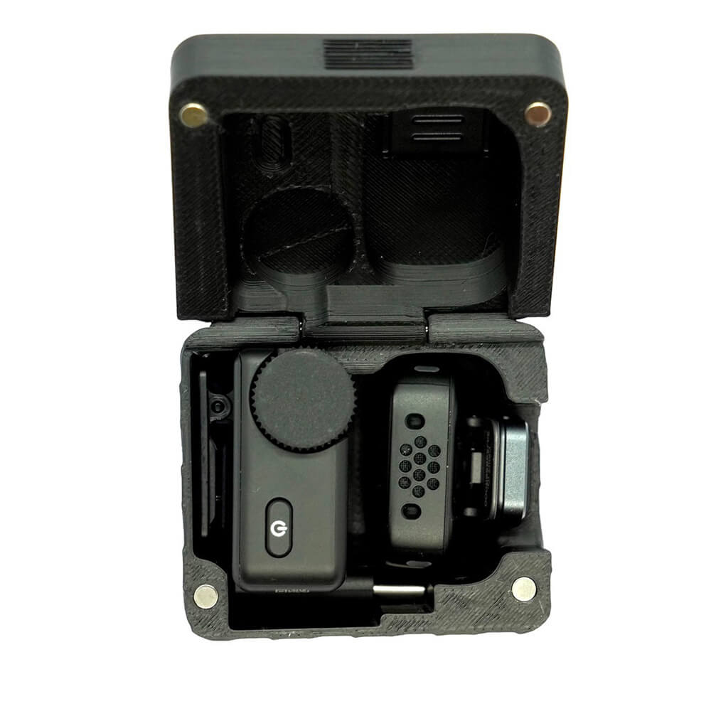 All in One 3D Printed Storage Case Replacement for DJI Mic Mini (1 TX + 1 RX)