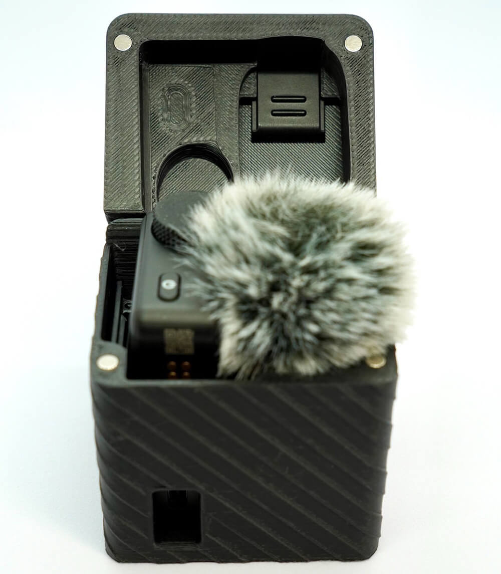 All in One 3D Printed Storage Case Replacement for DJI Mic Mini (1 TX + 1 RX)