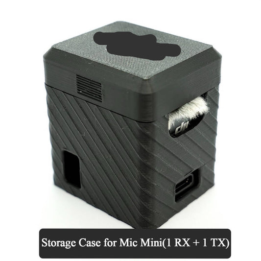 All in One 3D Printed Storage Case Replacement for DJI Mic Mini (1 TX + 1 RX)