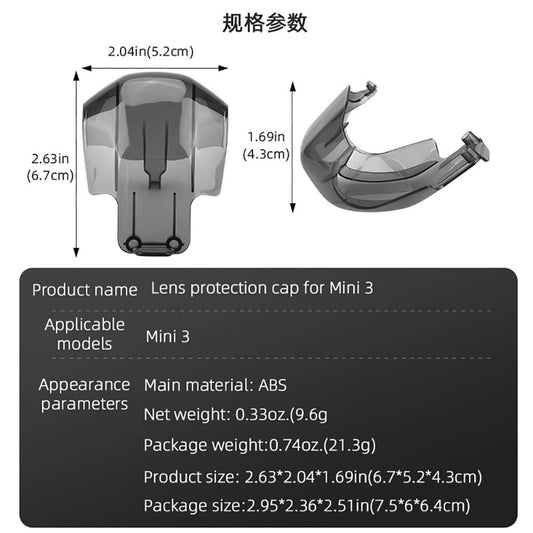 Gimbal Camera Protective Cap Replacement for DJI Mini 3