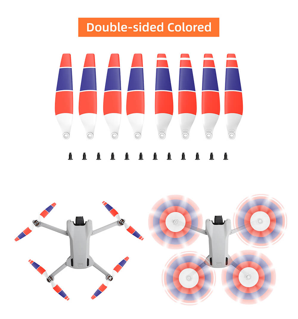 Colored Propellers Replacement for DJI Mini 3