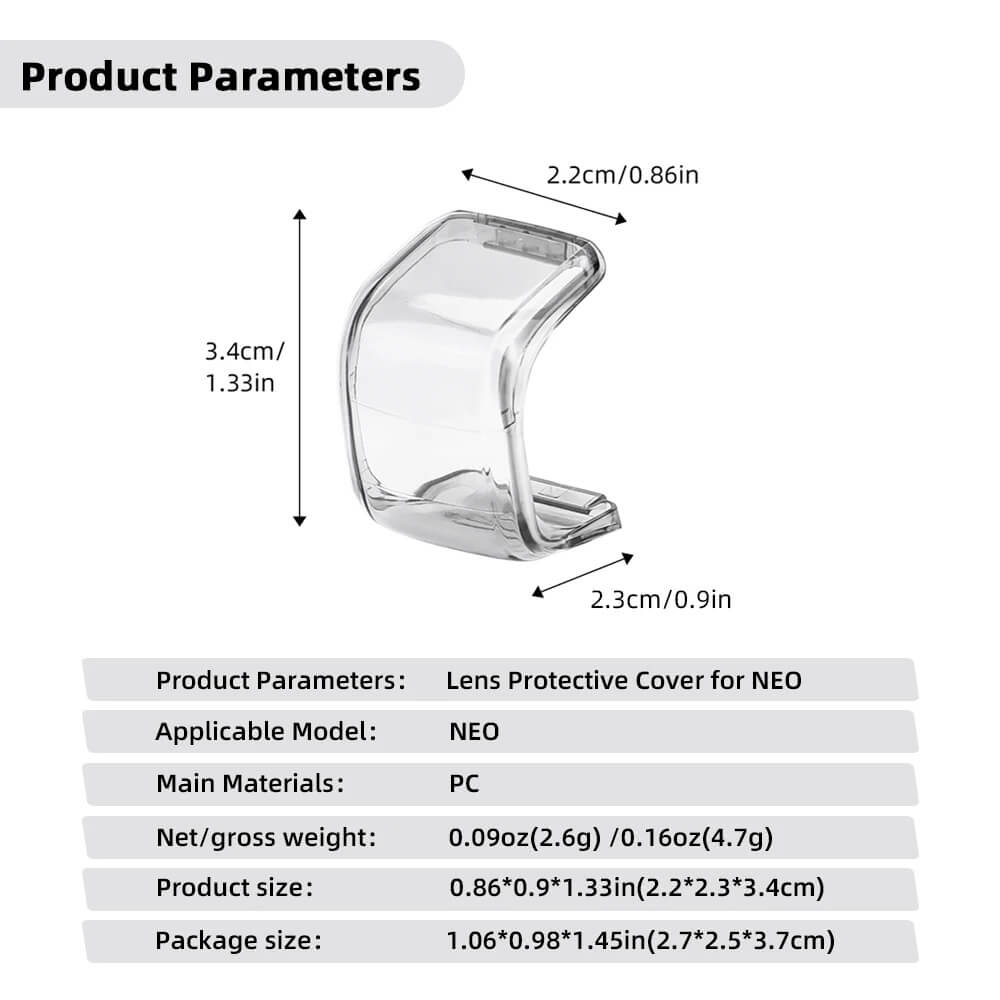 2 pcs Gimbal Camera Protector Replacement for DJI Neo