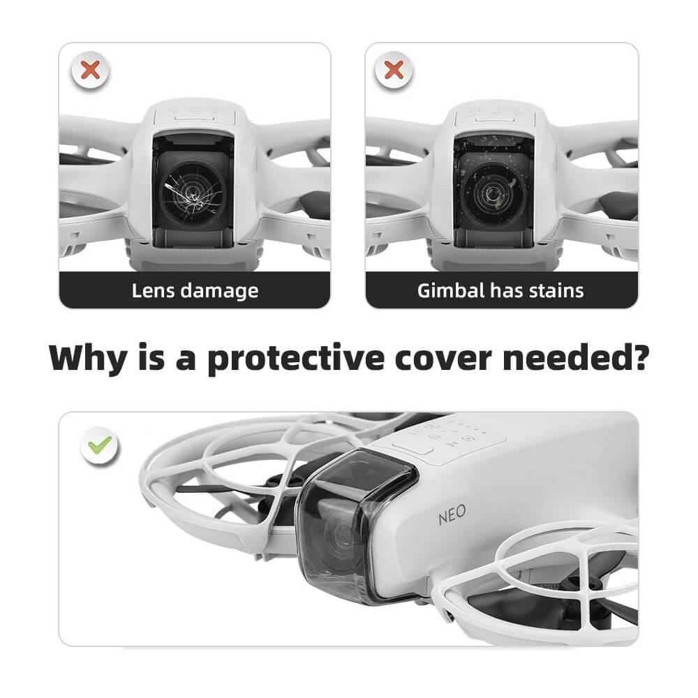 2 pcs Gimbal Camera Protector Replacement for DJI Neo