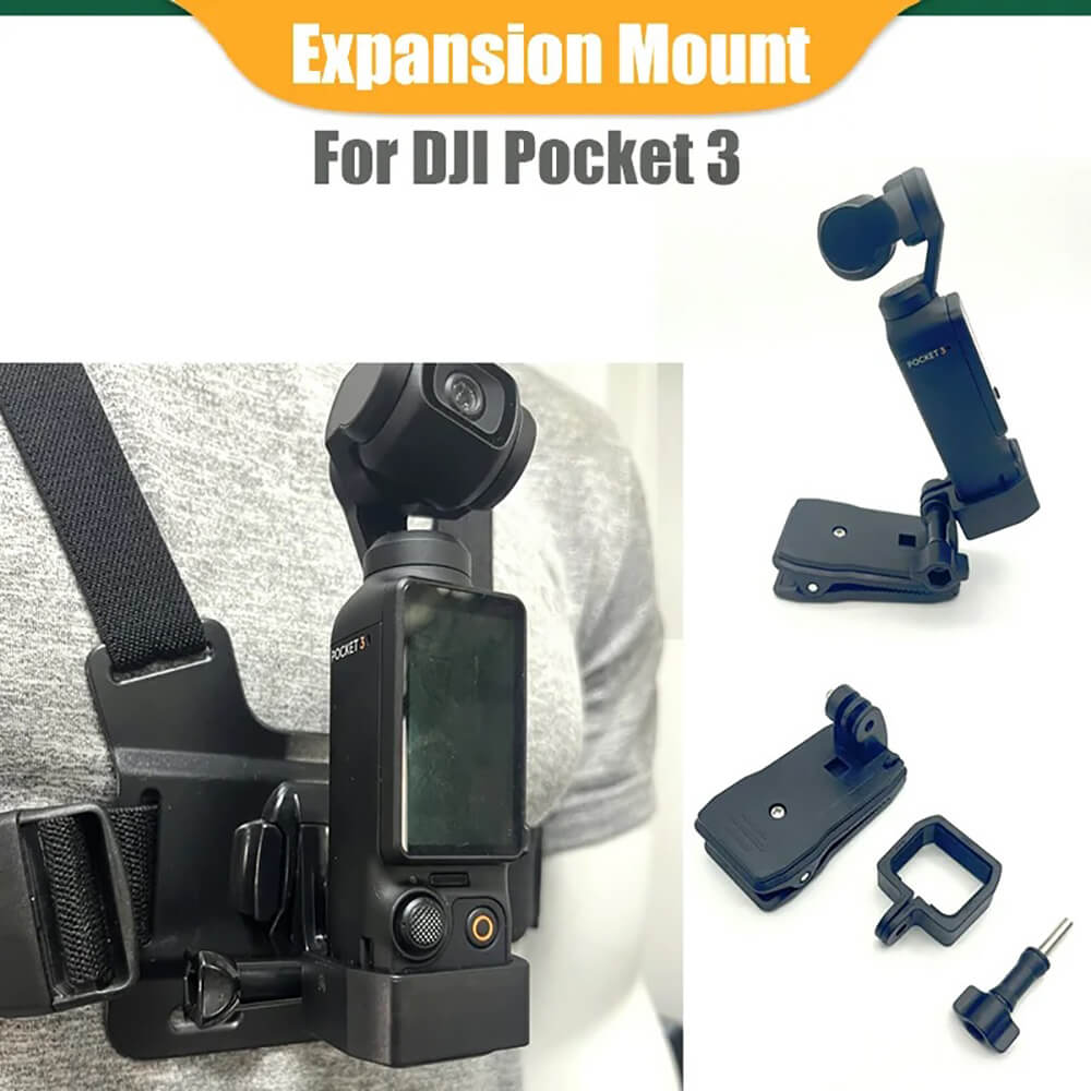 Extended Mounting Adapter Replacement for DJI Osmo Pocket 3