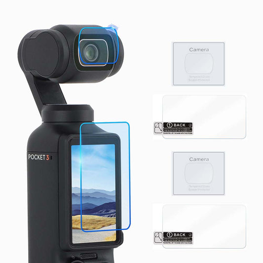 2 sets Screen and Len Protective Film Replacement for DJI OSMO Pocket 3