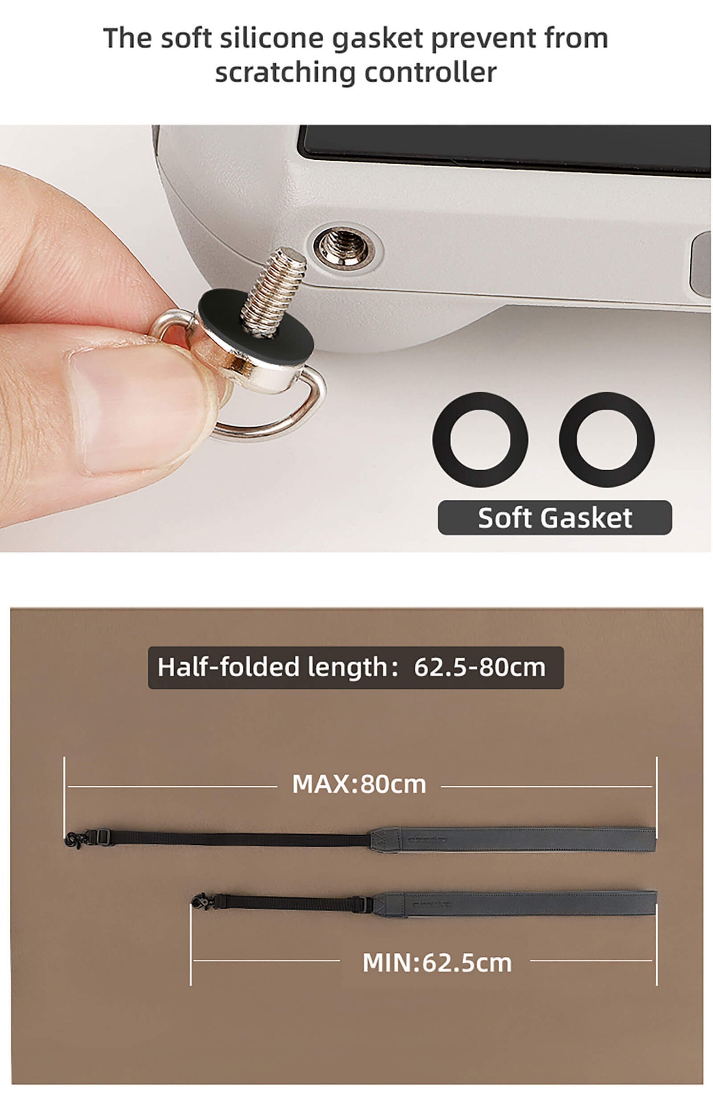 Neck Lanyard Replacement for DJI RC/RC 2, DJI RC Pro and DJI RC Plus