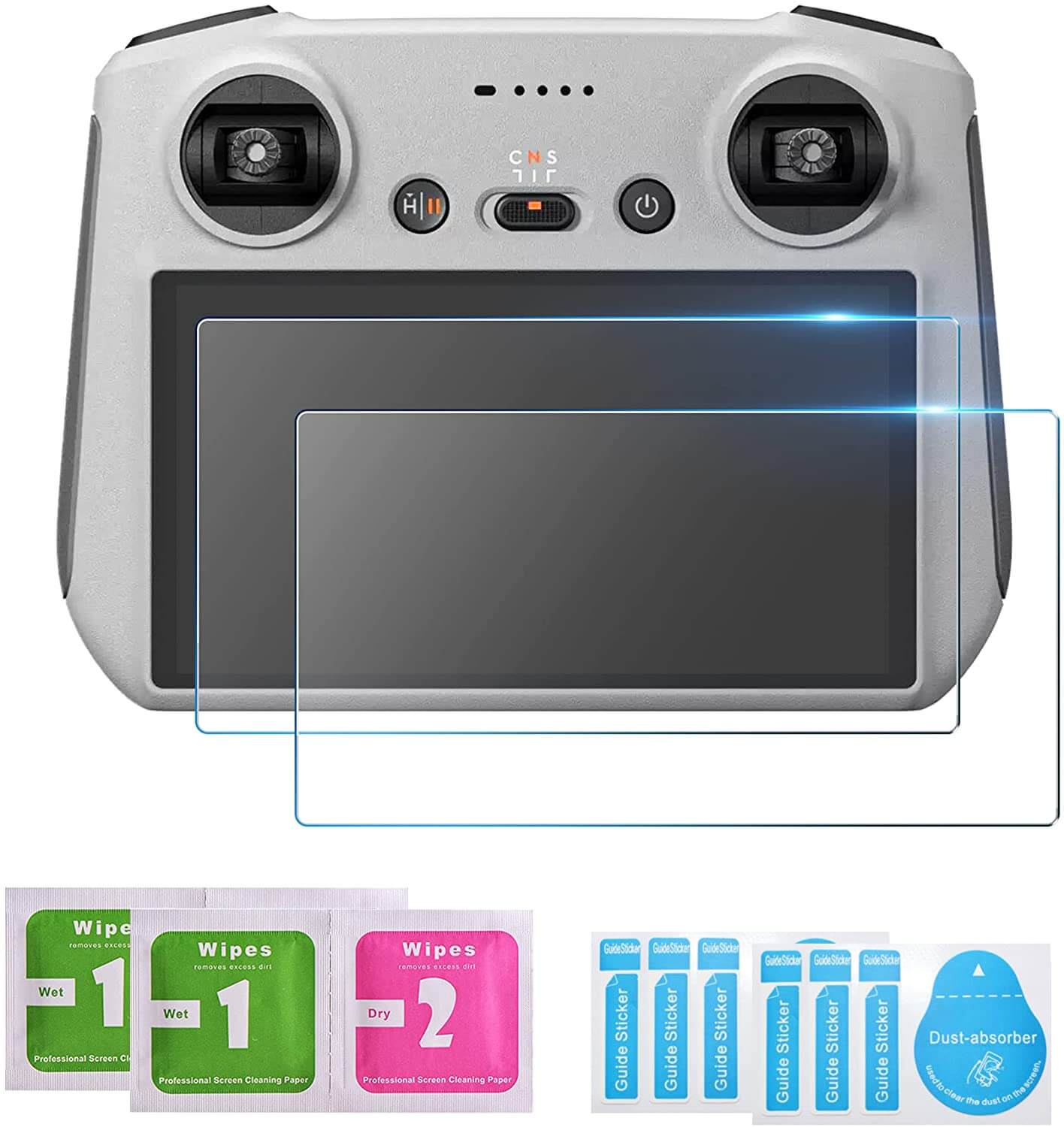 2 Pack HD Screen Protectors Replacement for DJI RC/DJI RC 2 Controller