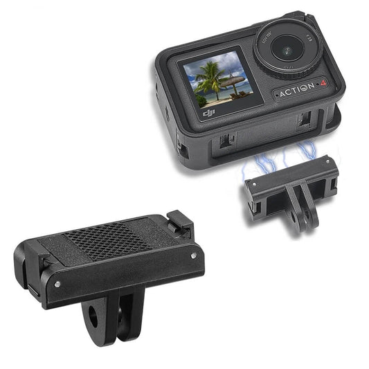 Quick-Release Magnetic Adapter Mount Replacement for OSMO Action 3/4/5 Pro, Osmo 360