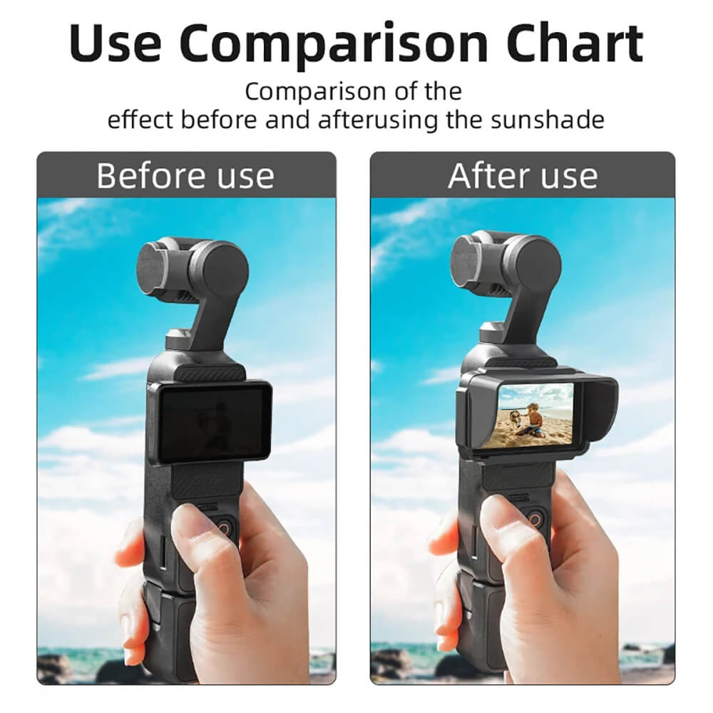 Screen Sunhood Replacement for DJI Osmo Pocket 3
