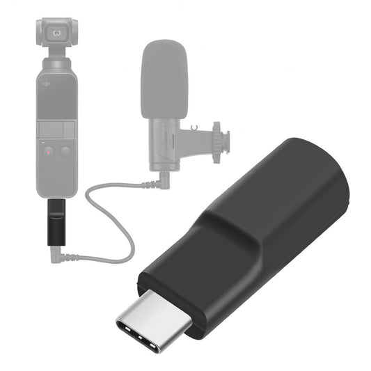 3.5mm Mic Audio Adapter Replacement for OSMO Pocket 1/2