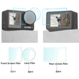 2 Pack of Screens&Lens Protective Film Replacement for OSMO Action 4