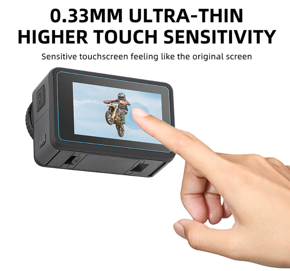 2 Pack of Screens&Lens Protective Film Replacement for OSMO Action 4