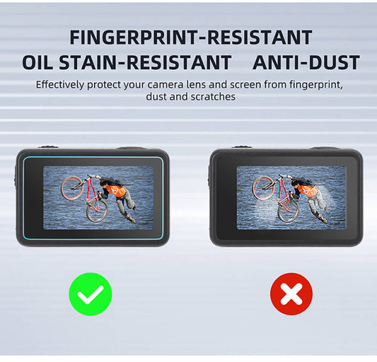 2 Pack of Screens&Lens Protective Film Replacement for OSMO Action 4
